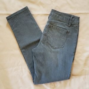 Faded Black/Gray Skinny Jeans